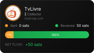 NostrZap stats badge
