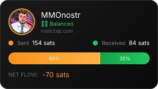 NostrZap stats badge