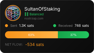 NostrZap stats badge