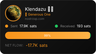 NostrZap Stats