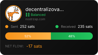 NostrZap Stats