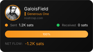 NostrZap Stats