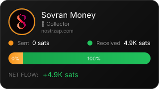 NostrZap Stats