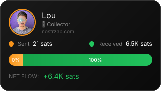 NostrZap stats badge
