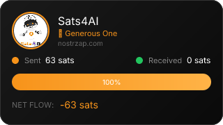 NostrZap Stats