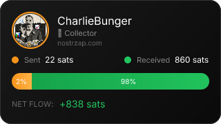 NostrZap stats badge