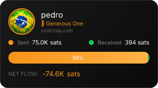 NostrZap Stats