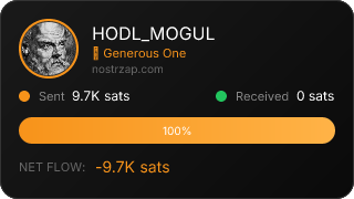 NostrZap stats badge