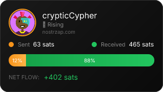 NostrZap stats badge