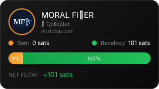 NostrZap stats badge