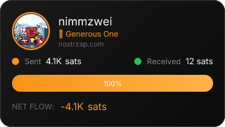 NostrZap Stats