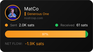 NostrZap Stats