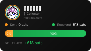 NostrZap stats badge