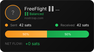 NostrZap stats badge