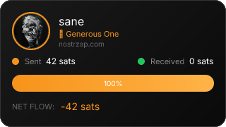NostrZap Stats