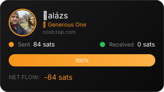 NostrZap Stats