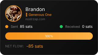 NostrZap Stats