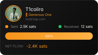 NostrZap Stats