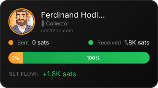 NostrZap stats badge