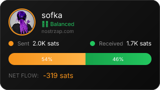 NostrZap Stats