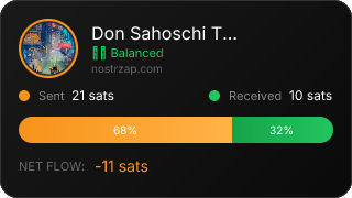 NostrZap Stats