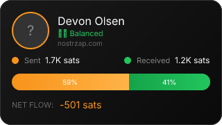 NostrZap Stats