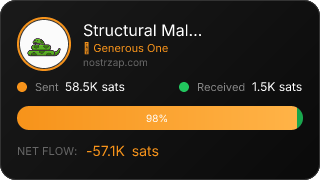 NostrZap stats badge