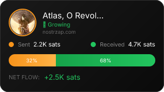 NostrZap Stats