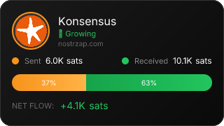 NostrZap stats badge