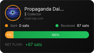 NostrZap Stats