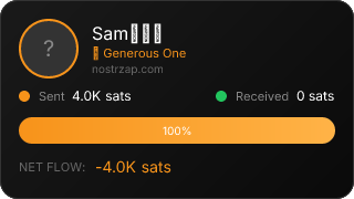 NostrZap Stats