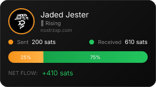 NostrZap Stats