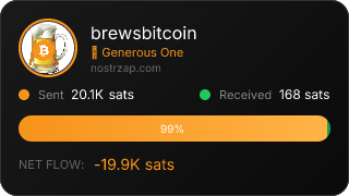 NostrZap Stats