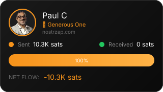 NostrZap Stats
