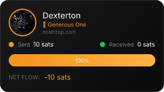 NostrZap Stats