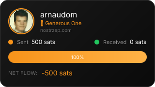 NostrZap Stats