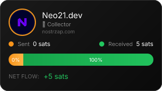 NostrZap Stats