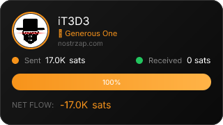 NostrZap Stats