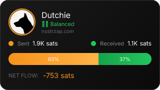 NostrZap Stats