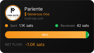 NostrZap stats badge