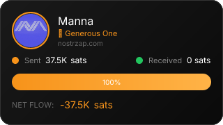 NostrZap Stats