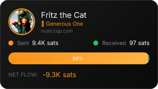 NostrZap Stats