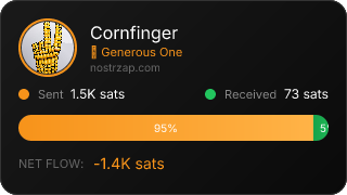 NostrZap Stats
