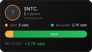 NostrZap Stats