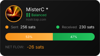 NostrZap Stats