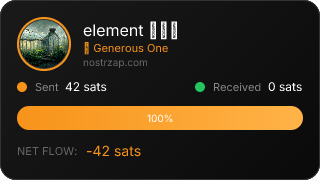 NostrZap Stats