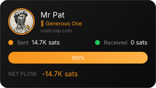 NostrZap Stats