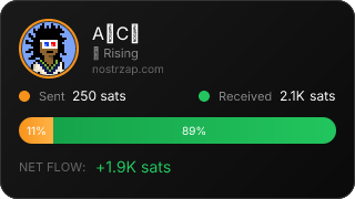 NostrZap Stats