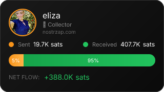 NostrZap Stats