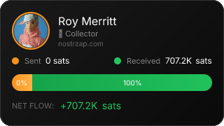 NostrZap Stats